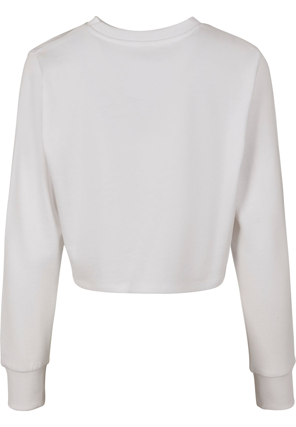 Sweat femme court MF131 blanc - vue de dos