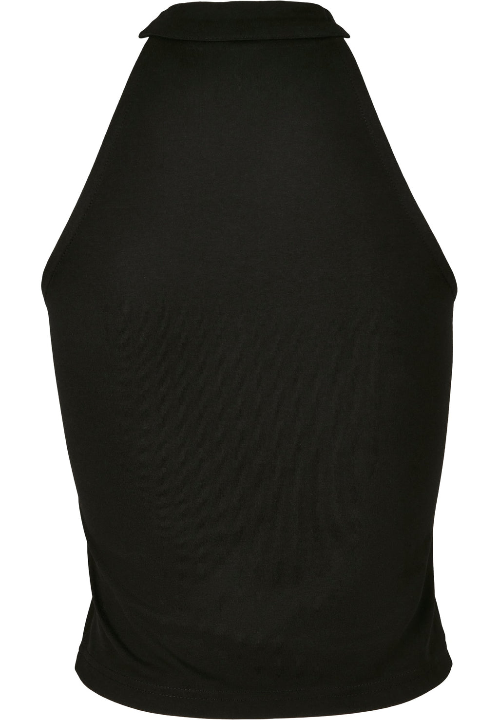 Top court femme col roulé MF134 noir - vue de dos
