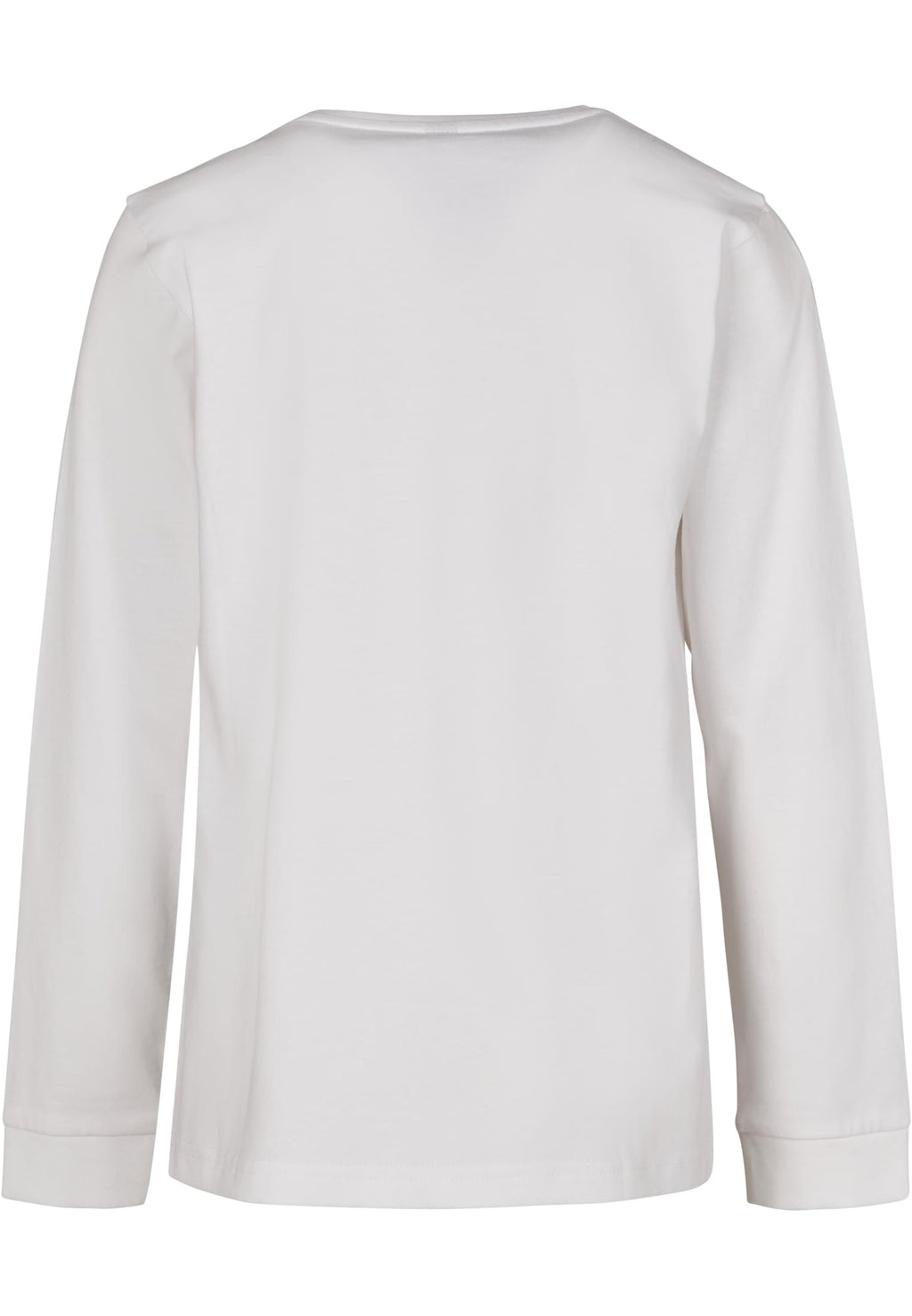T-shirt manches longues enfant BY135 blanc - vue de dos