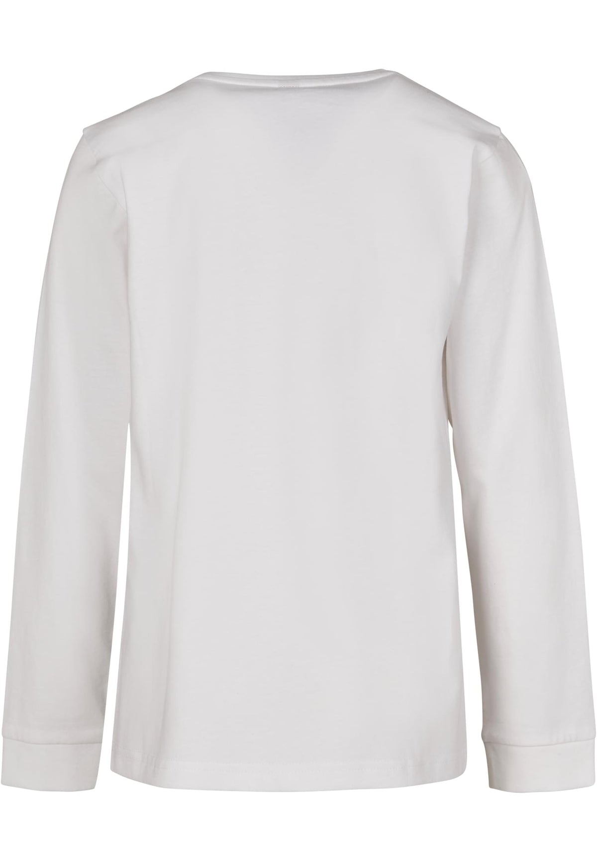 T-shirt manches longues enfant BY135 blanc - vue de dos