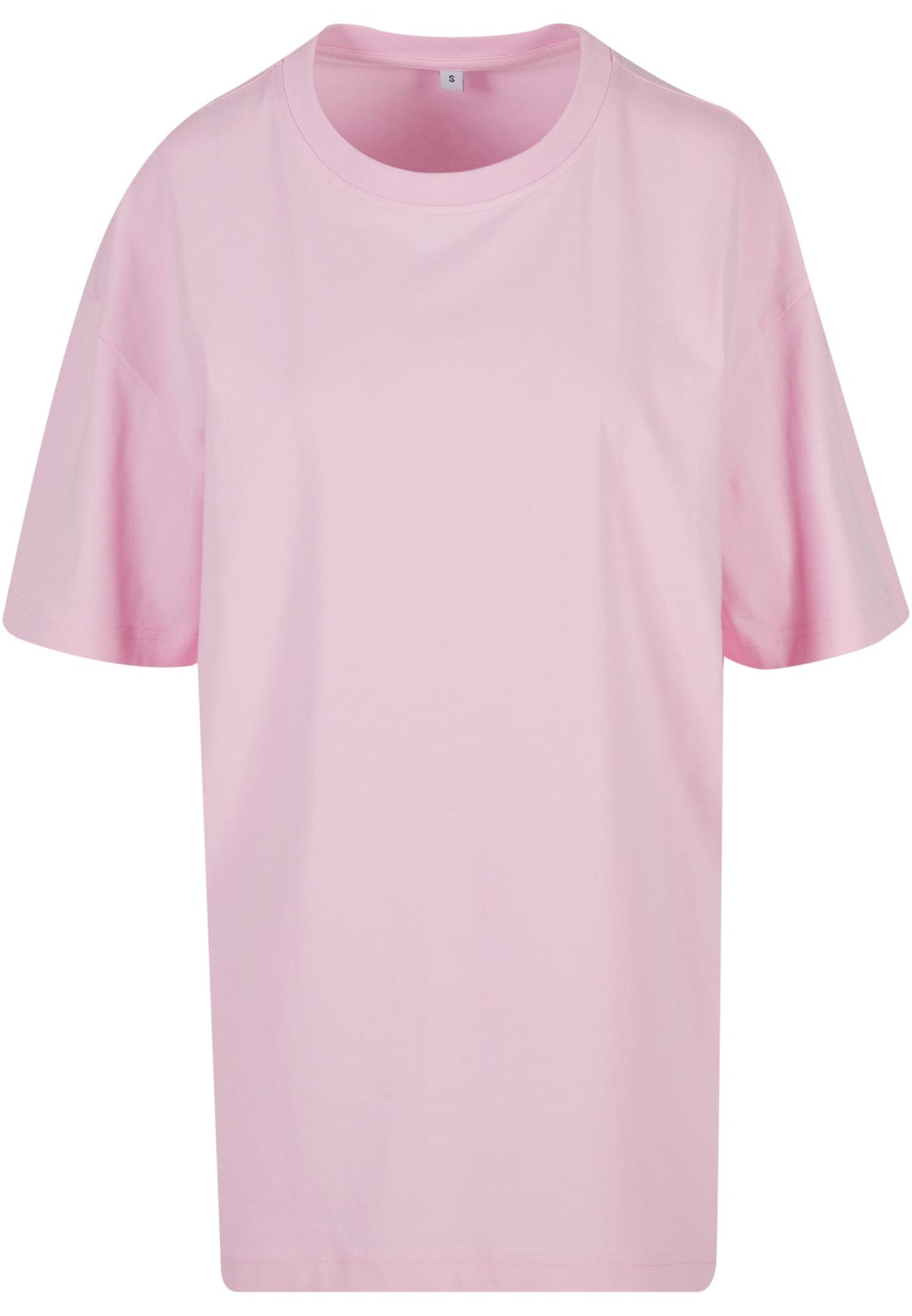 T-shirt femme oversize MF149 rose poudré - vue de face