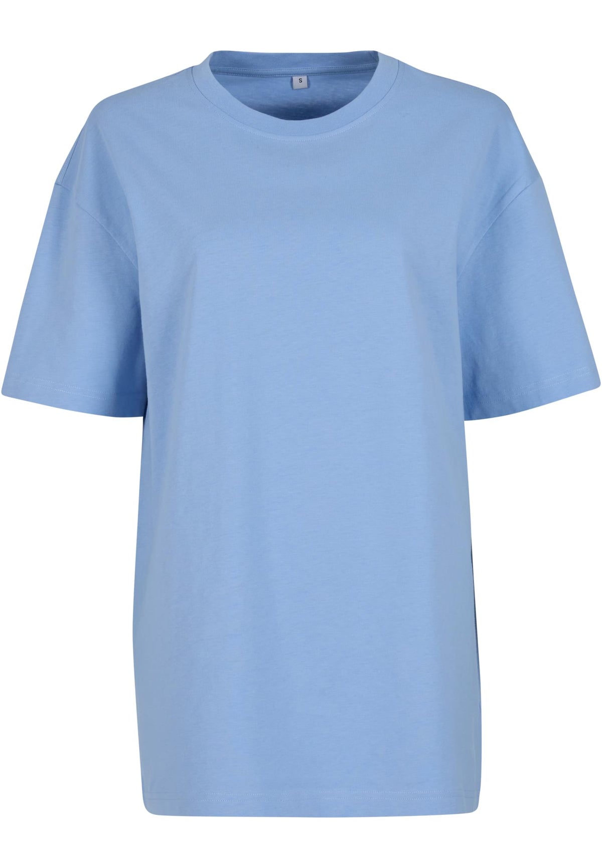 T-shirt femme oversize MF149 bleu poudré - vue de face