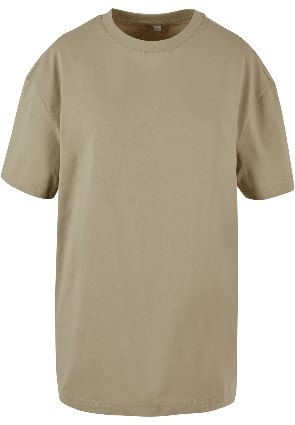 T-shirt femme oversize MF149 olive pâle - vue de face