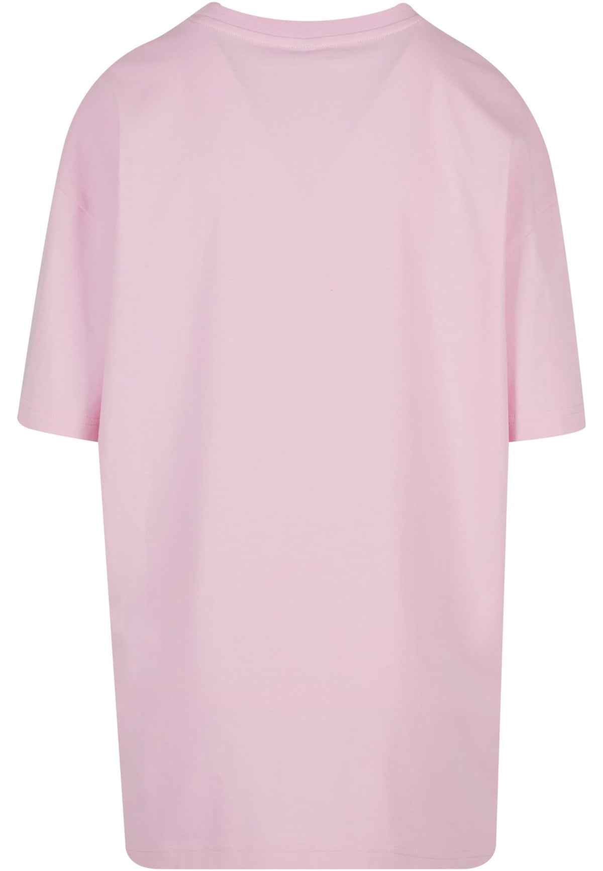 T-shirt femme oversize MF149 rose poudré - vue de dos
