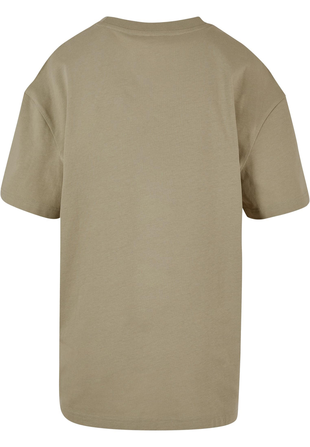 T-shirt femme oversize MF149 olive pâle - vue de dos