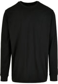 Manches longues coton bio BY150 noir - vue de face