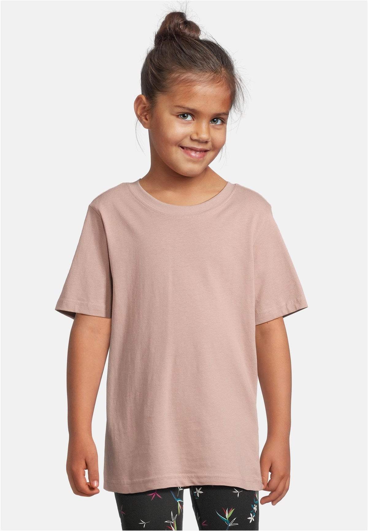 T-shirt enfant leger BY158 vieux rose - porte