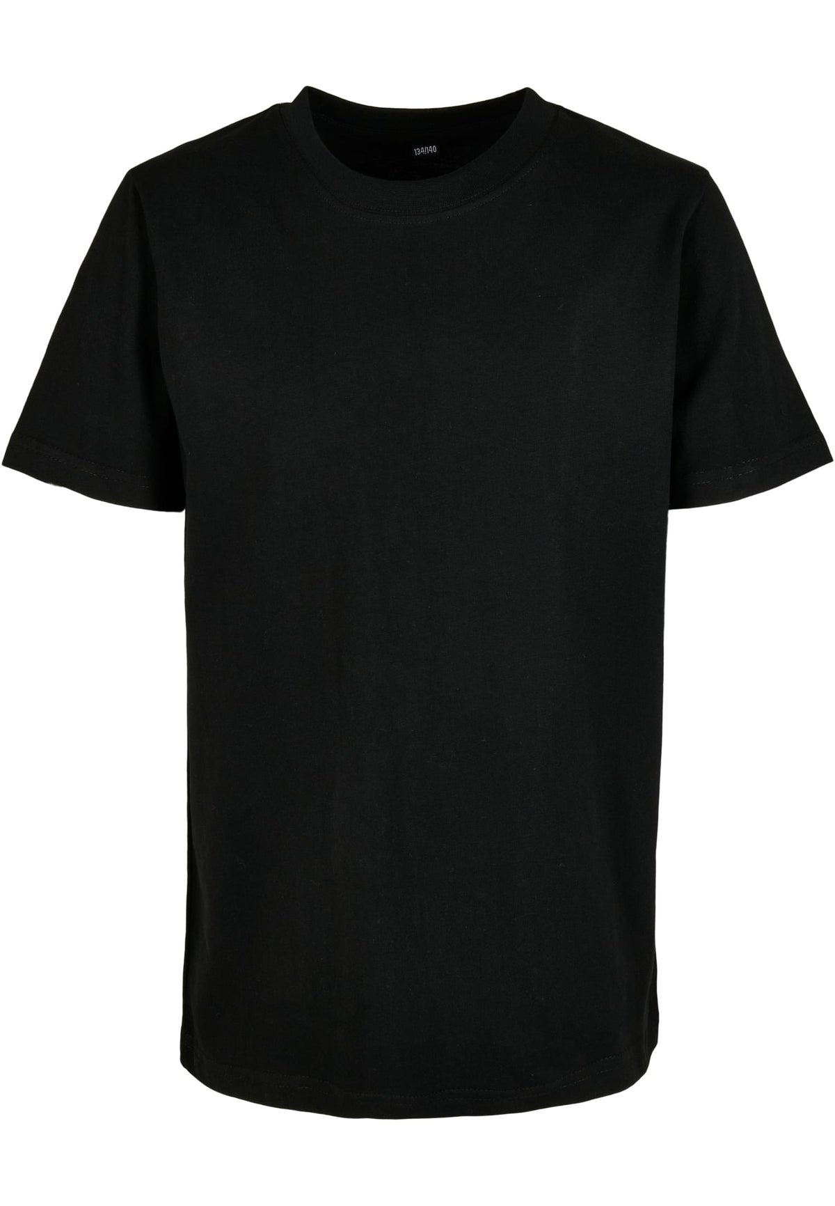 T-shirt enfant leger BY158 noir - vue de face