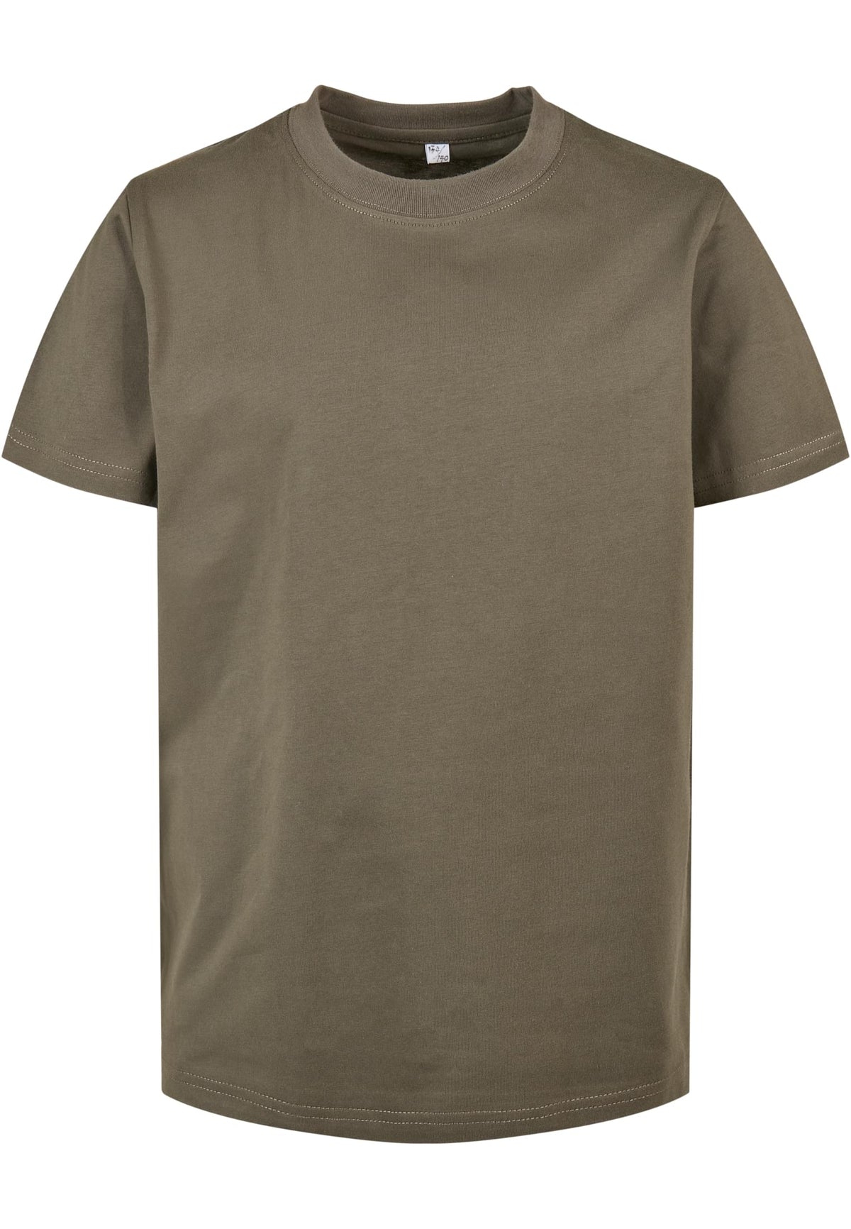 T-shirt enfant leger BY158 olive - vue de face