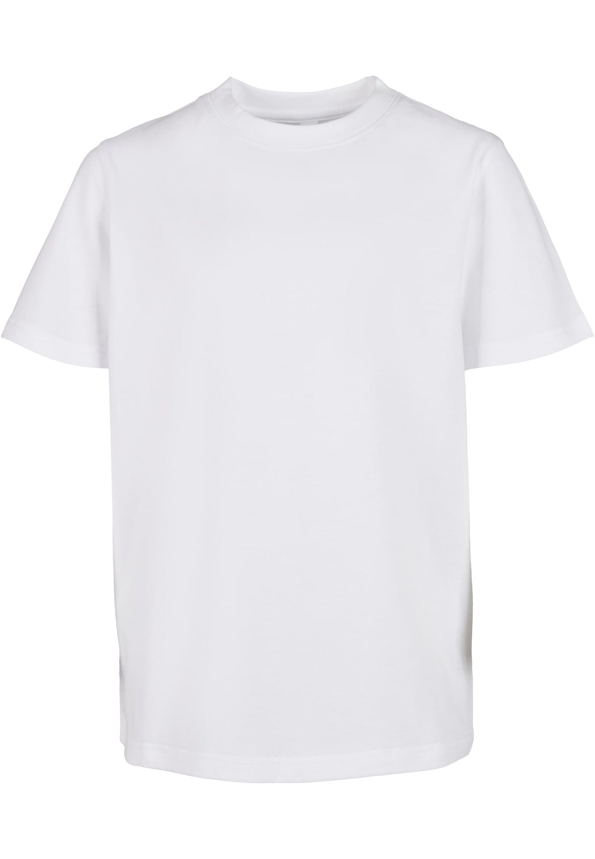 T-shirt enfant leger BY158 blanc - vue de face