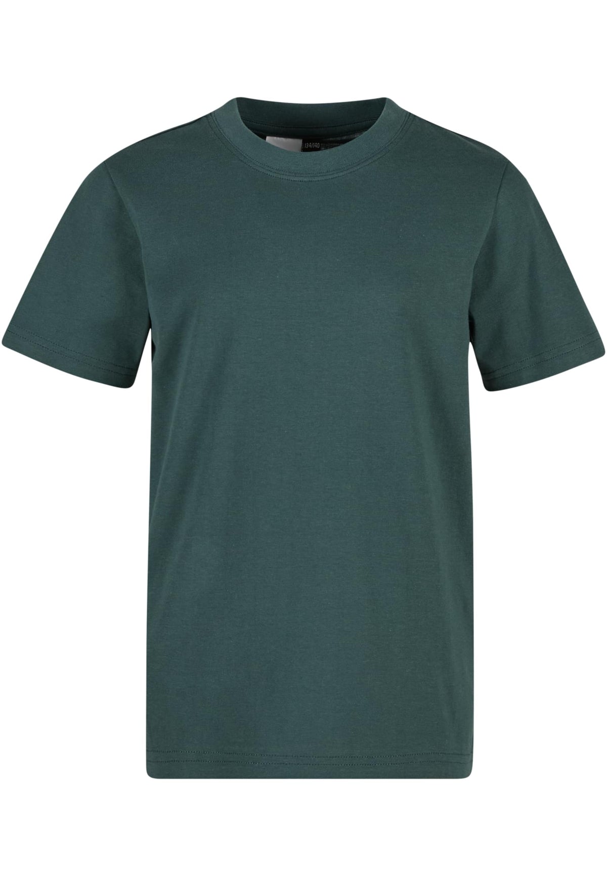 T-shirt enfant leger BY158 vert bouteille - vue de face