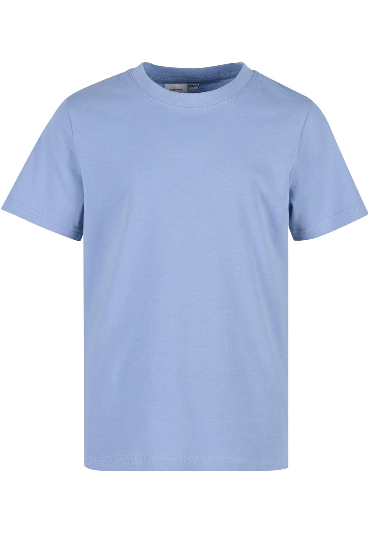 T-shirt enfant leger BY158 bleu poudre - vue de face