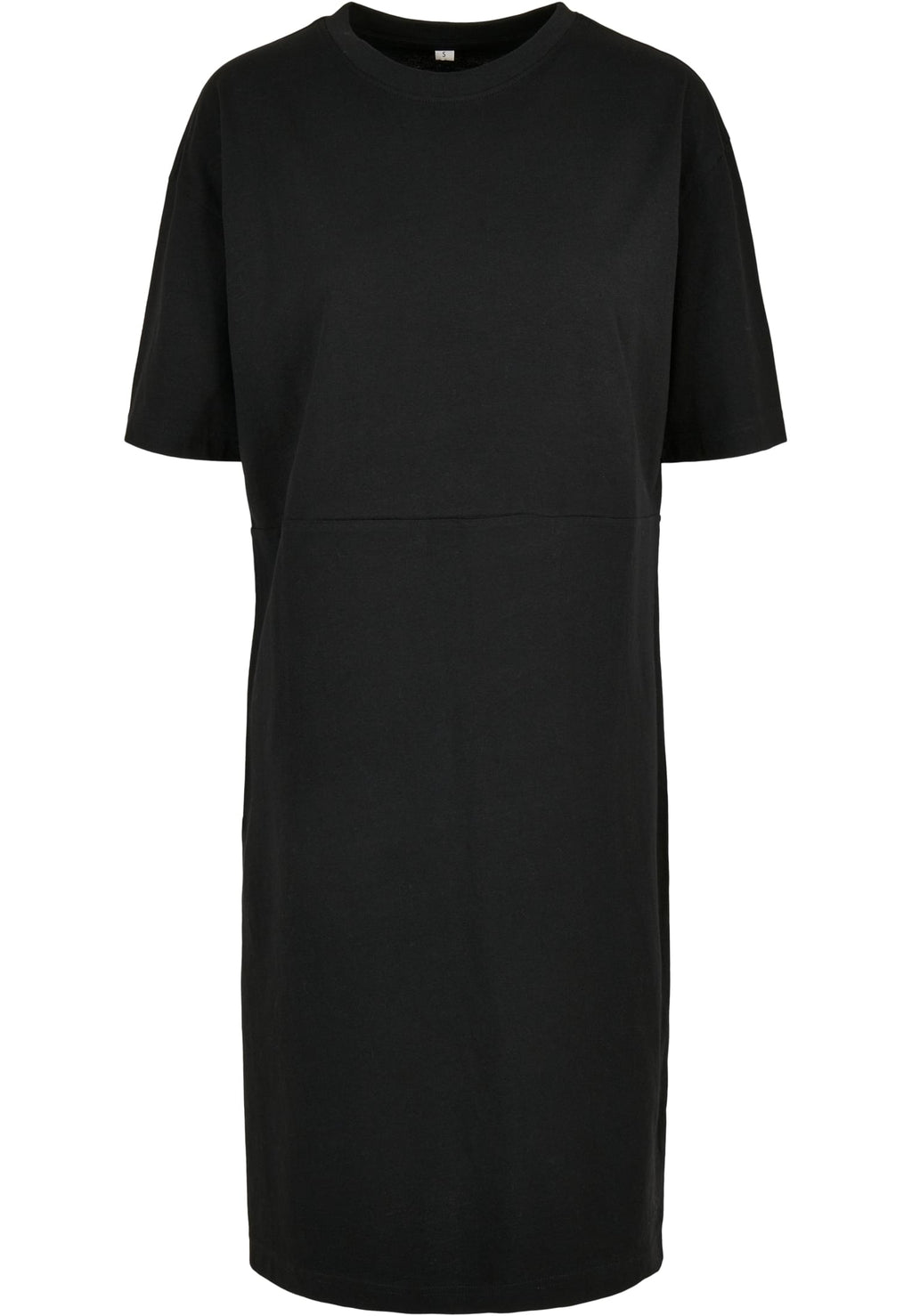 Robe t-shirt femme oversize MF181 noir - vue de face