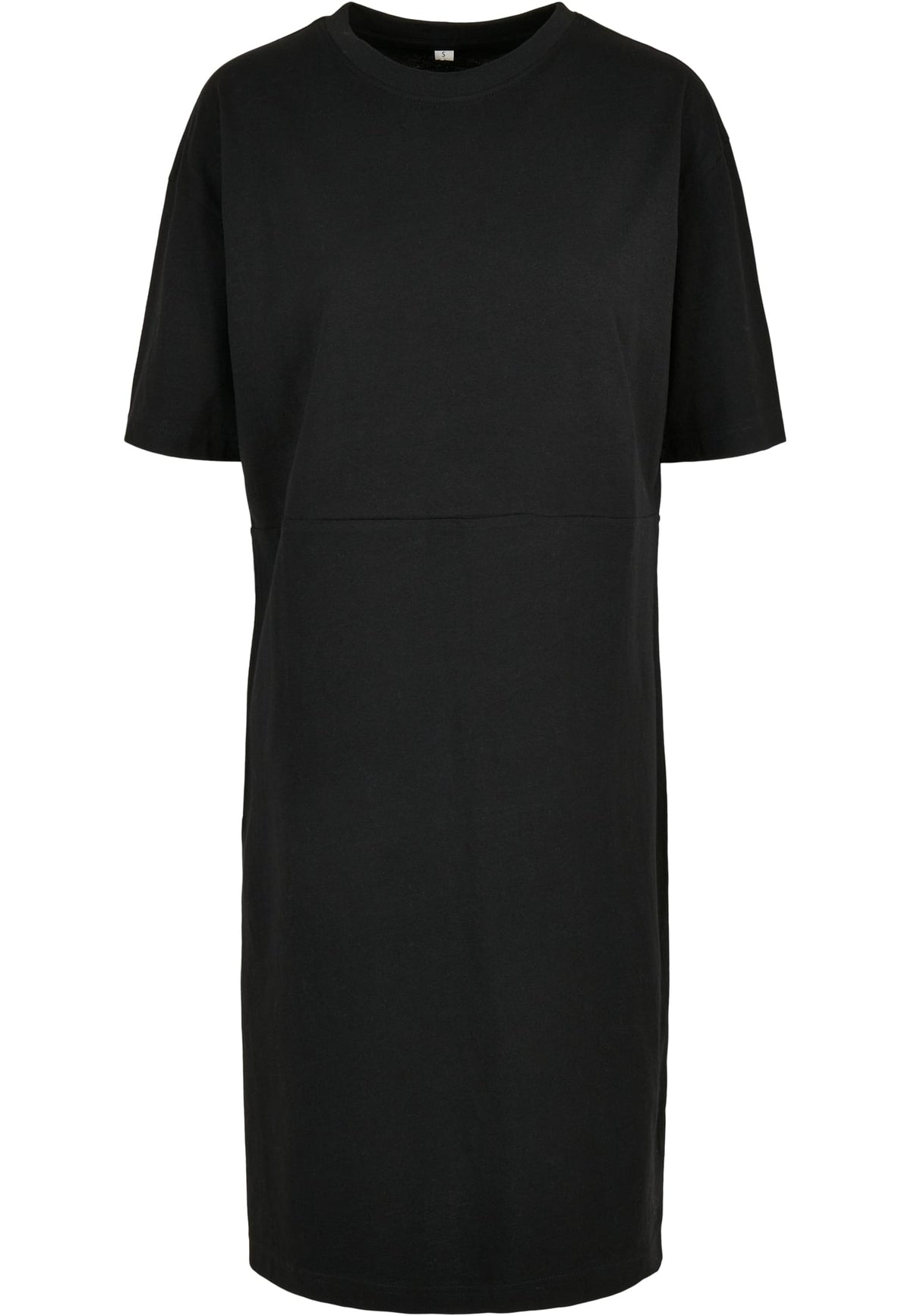 Robe t-shirt femme oversize MF181 noir - vue de face