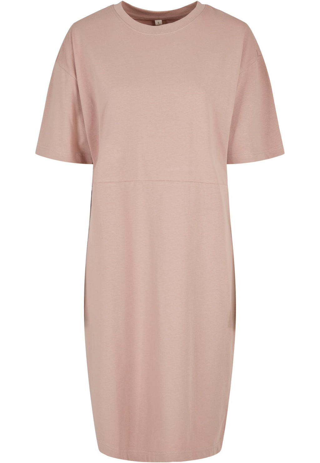 Robe t-shirt femme oversize MF181 vieux rose - vue de face