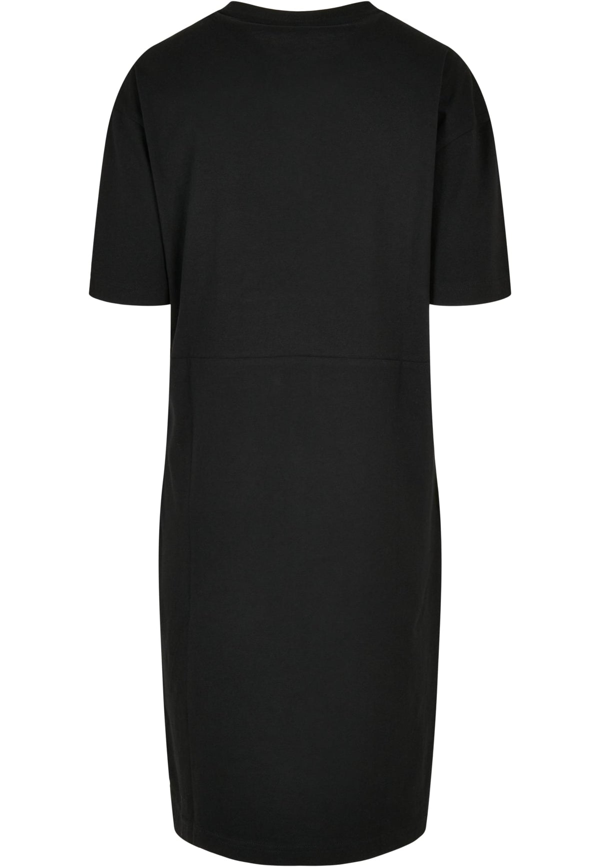 Robe t-shirt femme oversize MF181 noir - vue de dos