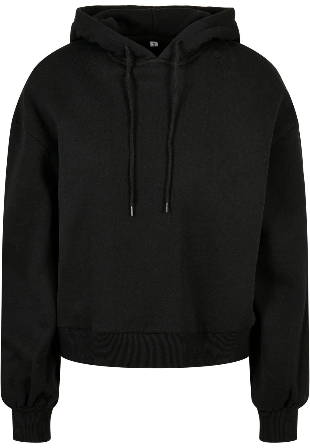 Sweat à capuche femme bio MF183 noir - vue de face