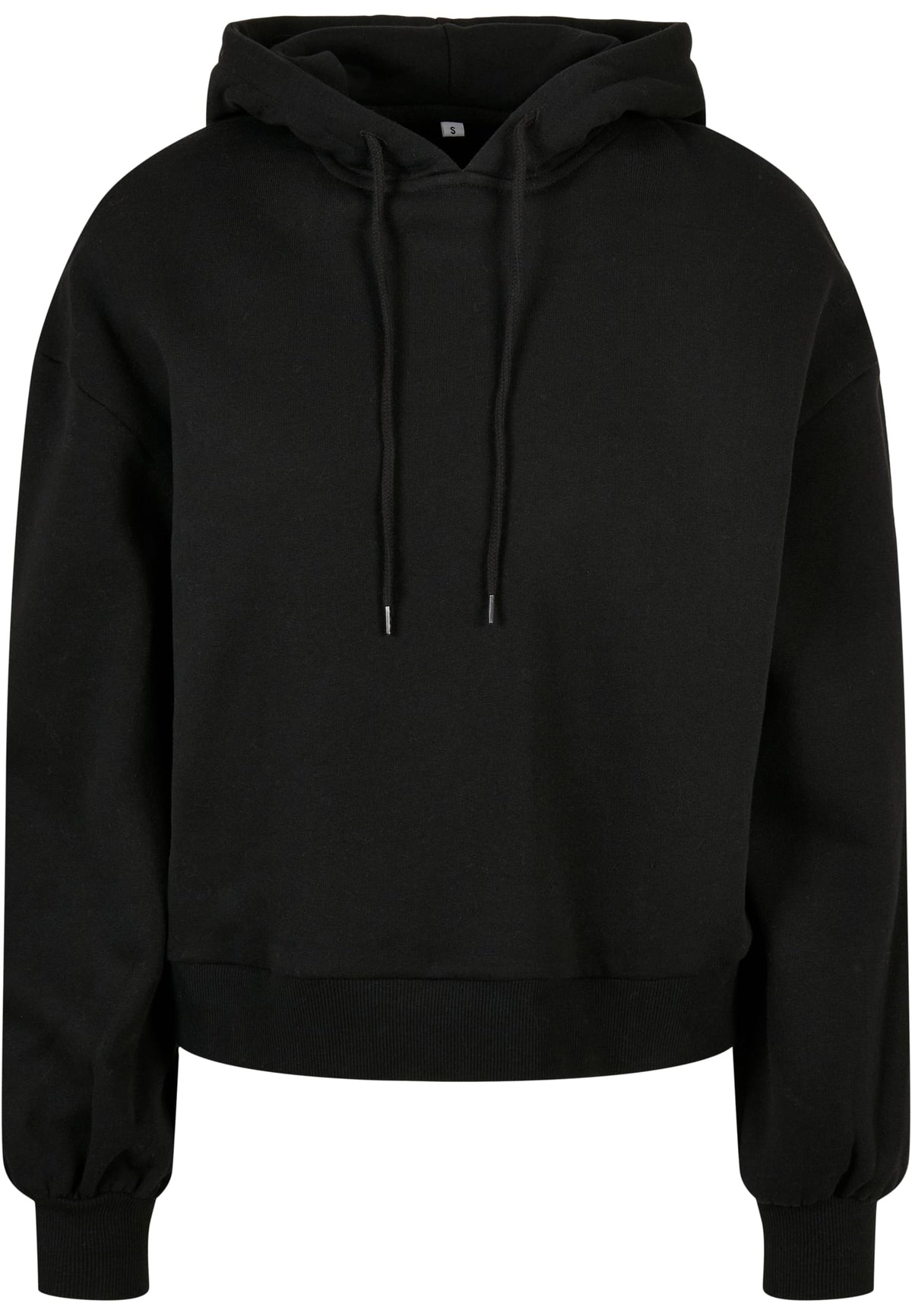 Sweat à capuche femme bio MF183 noir - vue de face