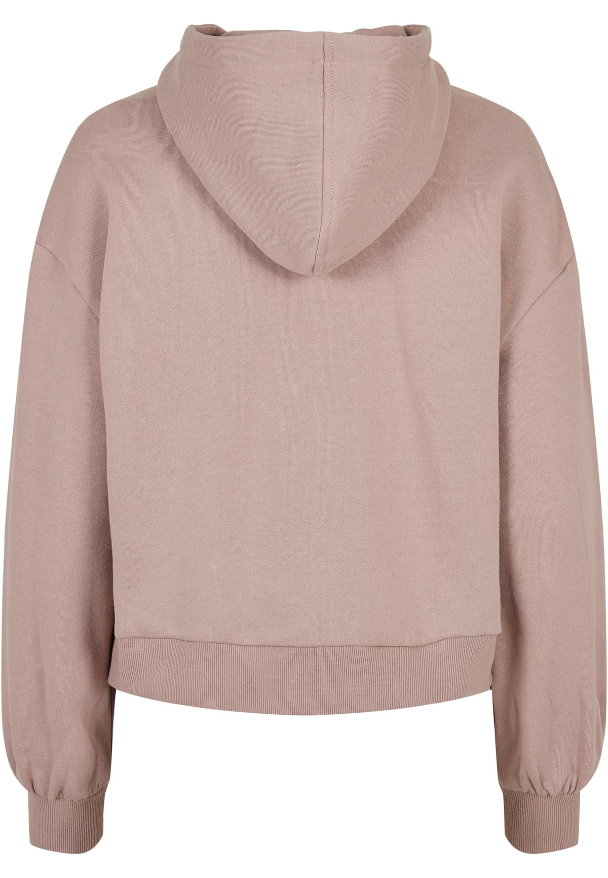 Sweat à capuche femme bio MF183 vieux rose - vue de dos