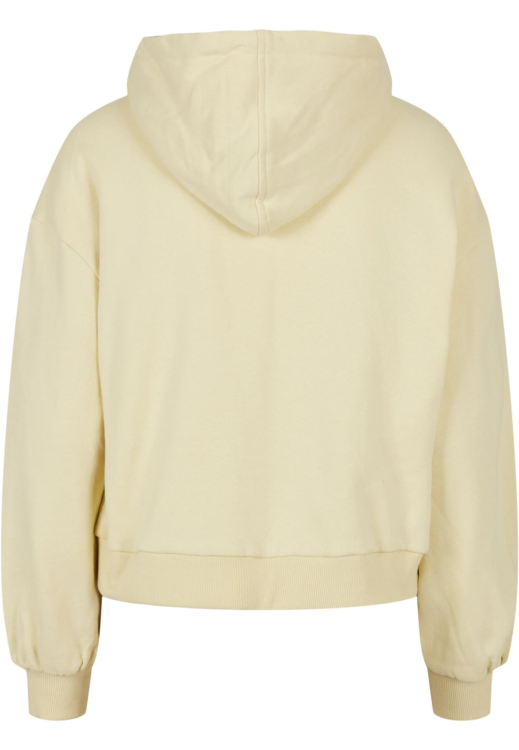 Sweat à capuche femme bio MF183 jaune pâle - vue de dos