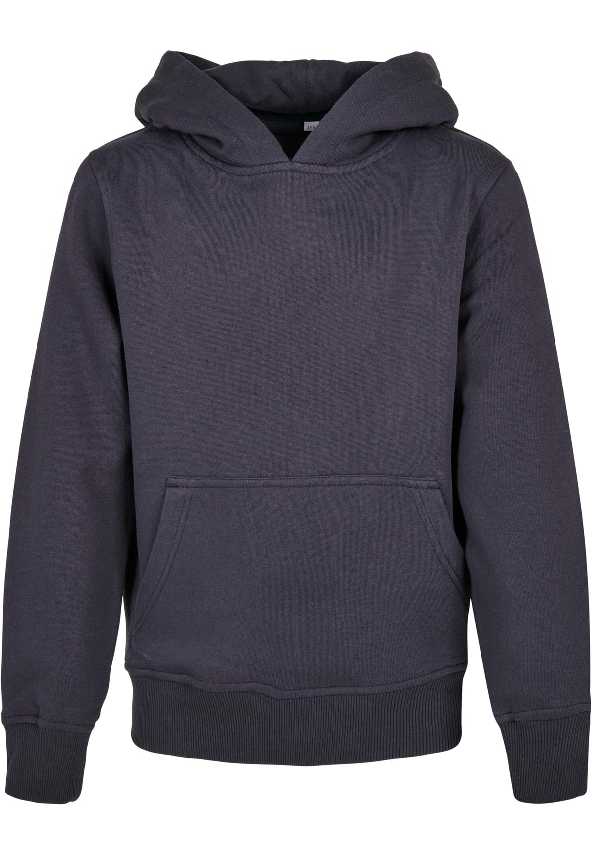 Sweat capuche enfant bio BY185 marine - vue de face