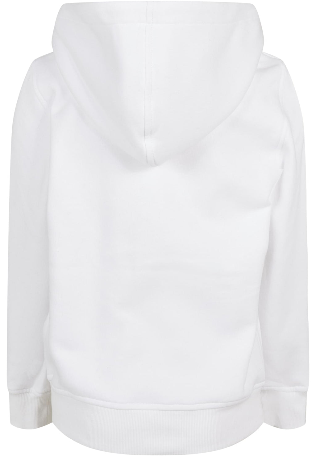 Sweat capuche enfant bio BY185 blanc - vue de dos