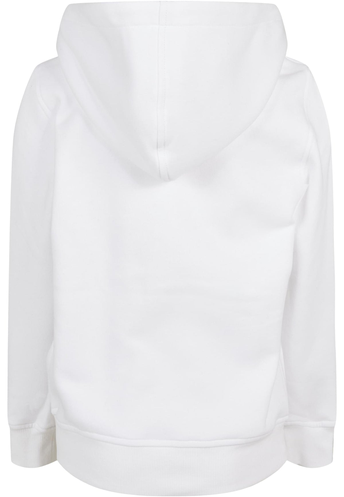 Sweat capuche enfant bio BY185 blanc - vue de dos