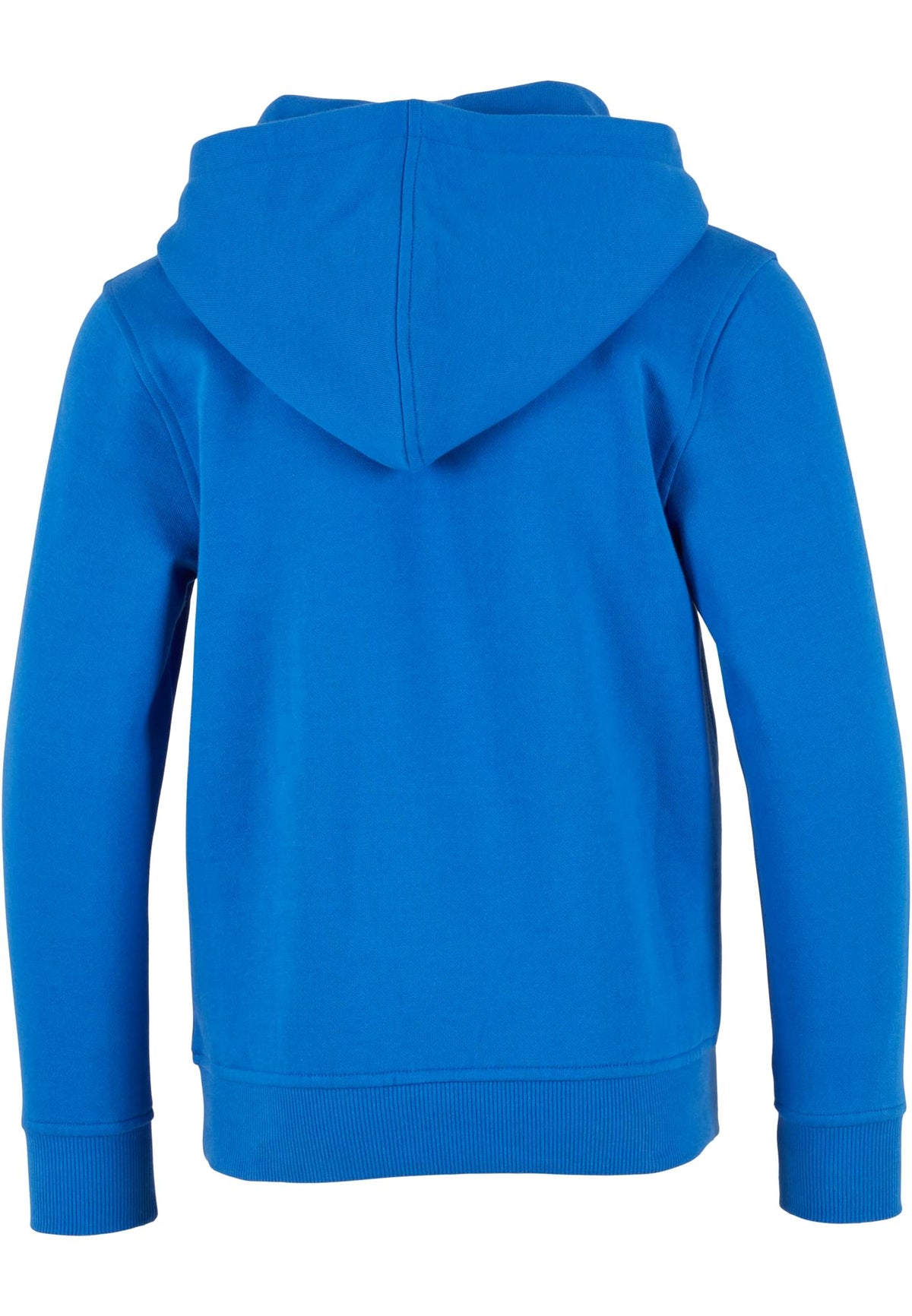 Sweat capuche enfant bio BY185 bleu roi - vue de dos