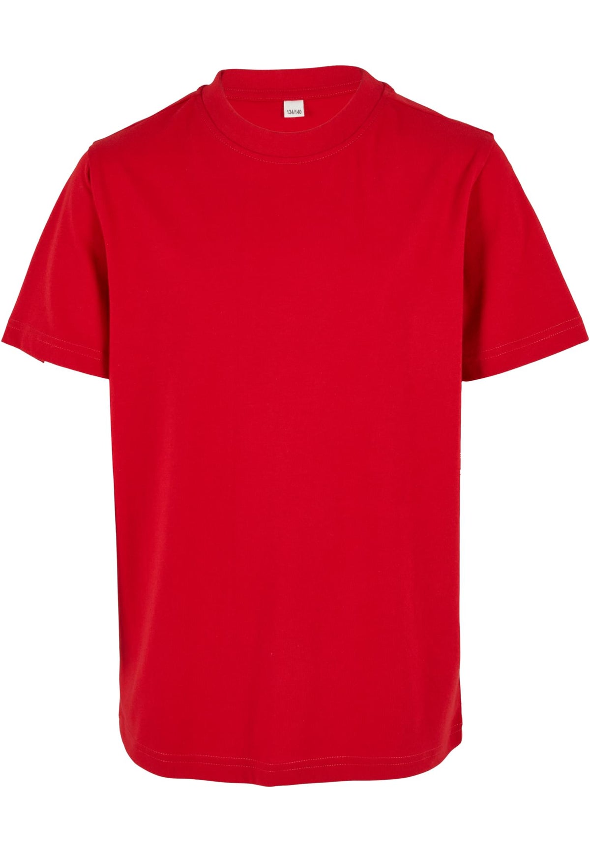 T-shirt enfant coton bio BY186 rouge - vue de face