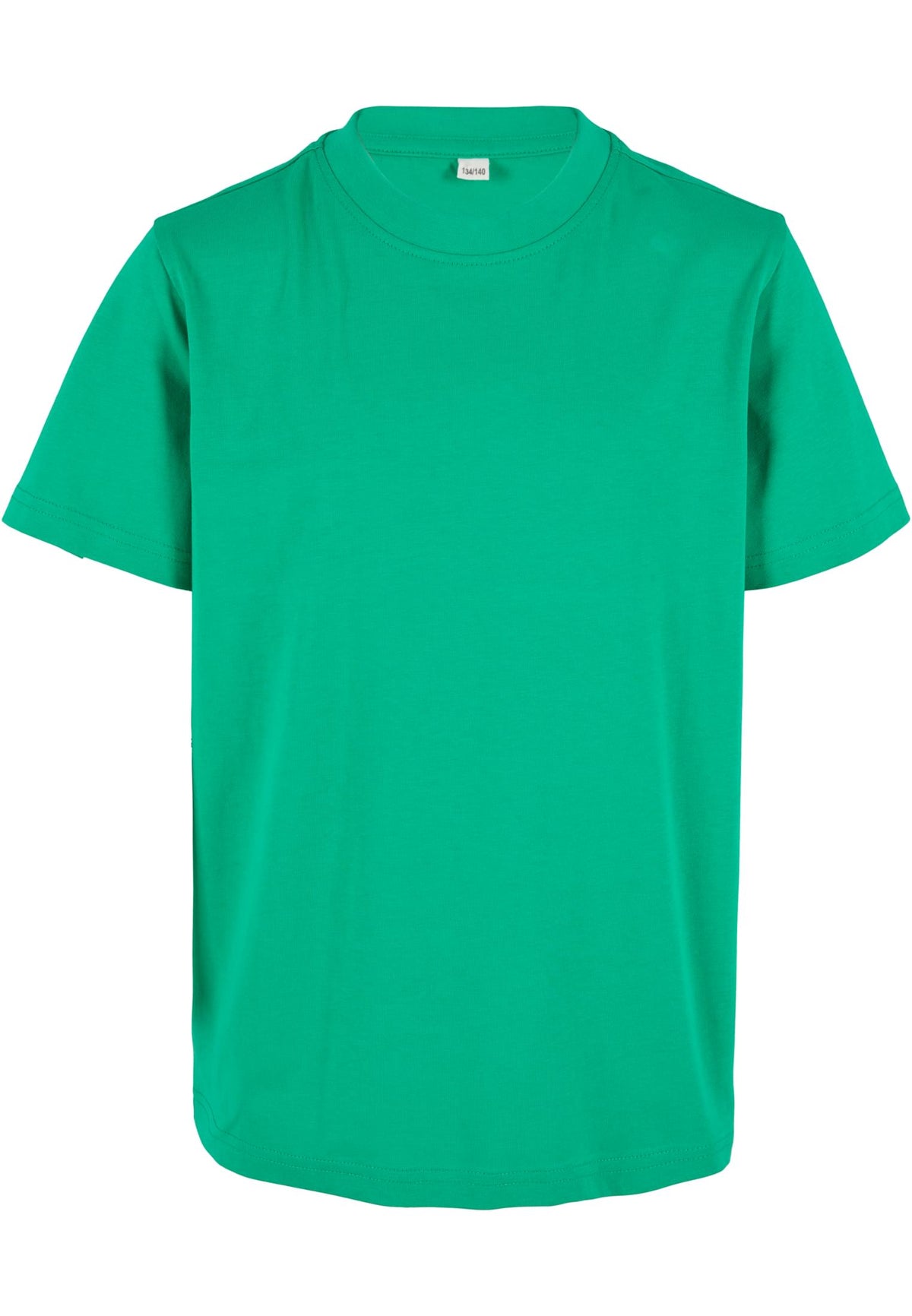 T-shirt enfant coton bio BY186 vert prairie - vue de face