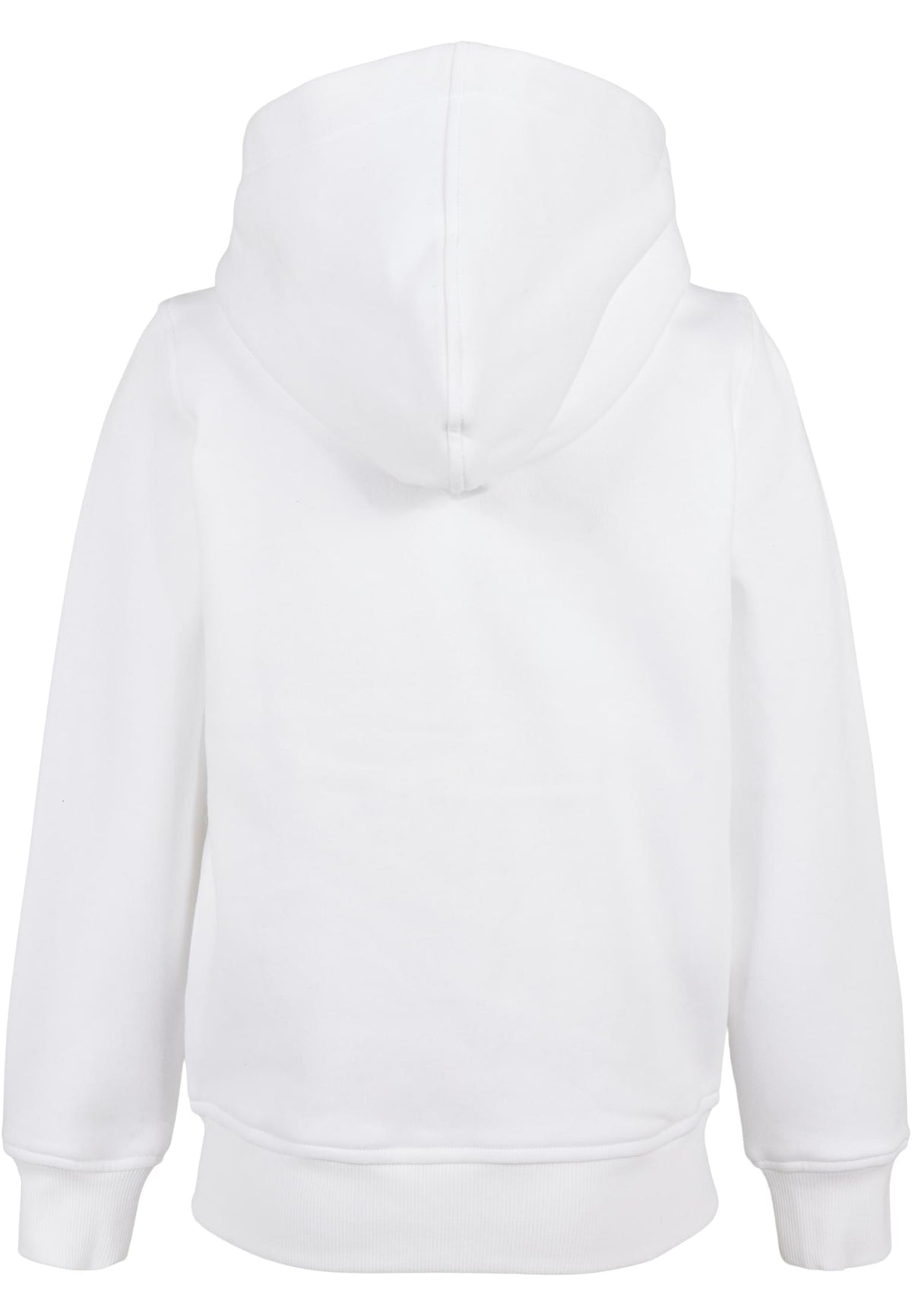 Sweat zippe enfant bio BY188 blanc - vue de dos