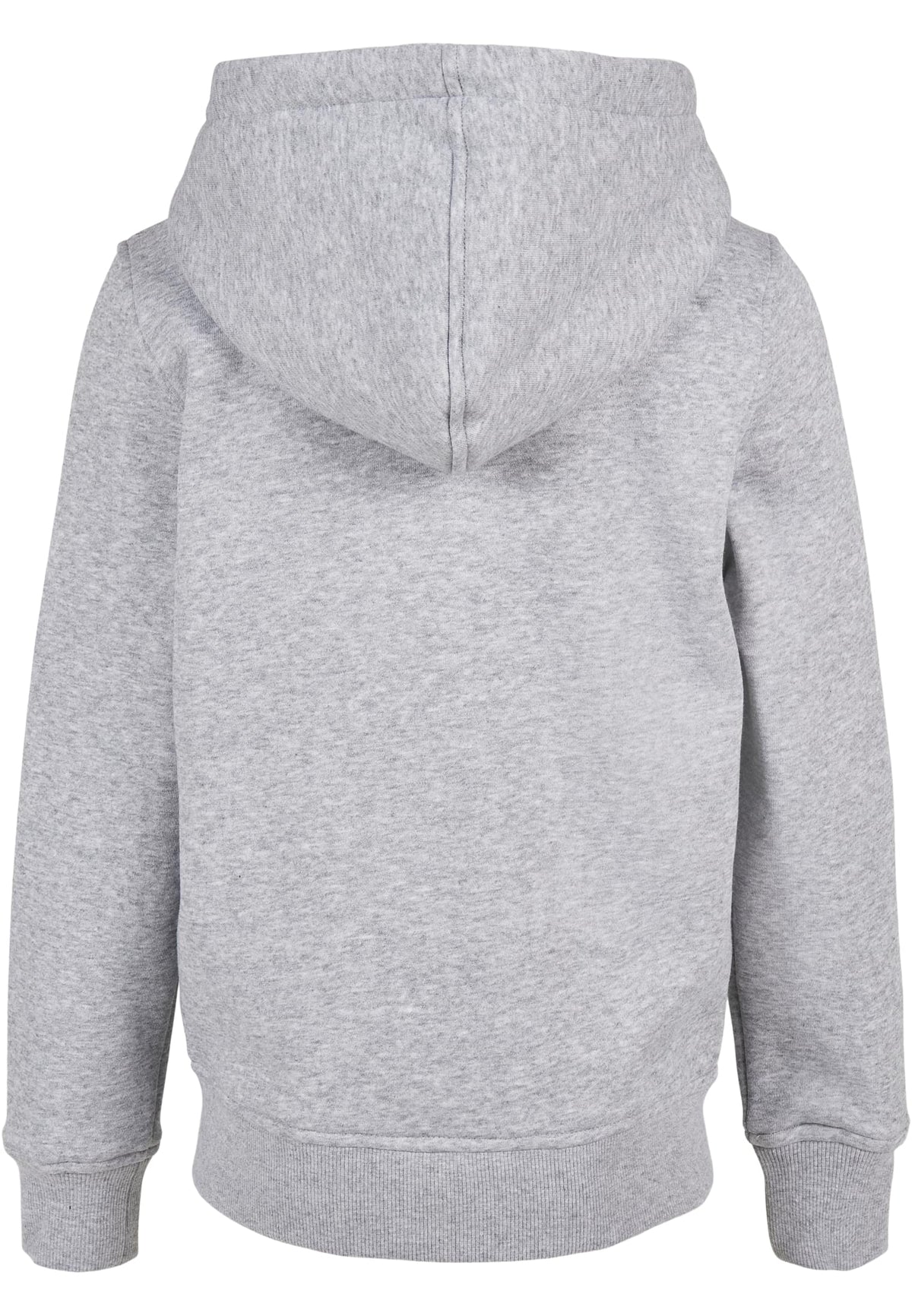 Sweat zippe enfant bio BY188 gris chine - vue de dos