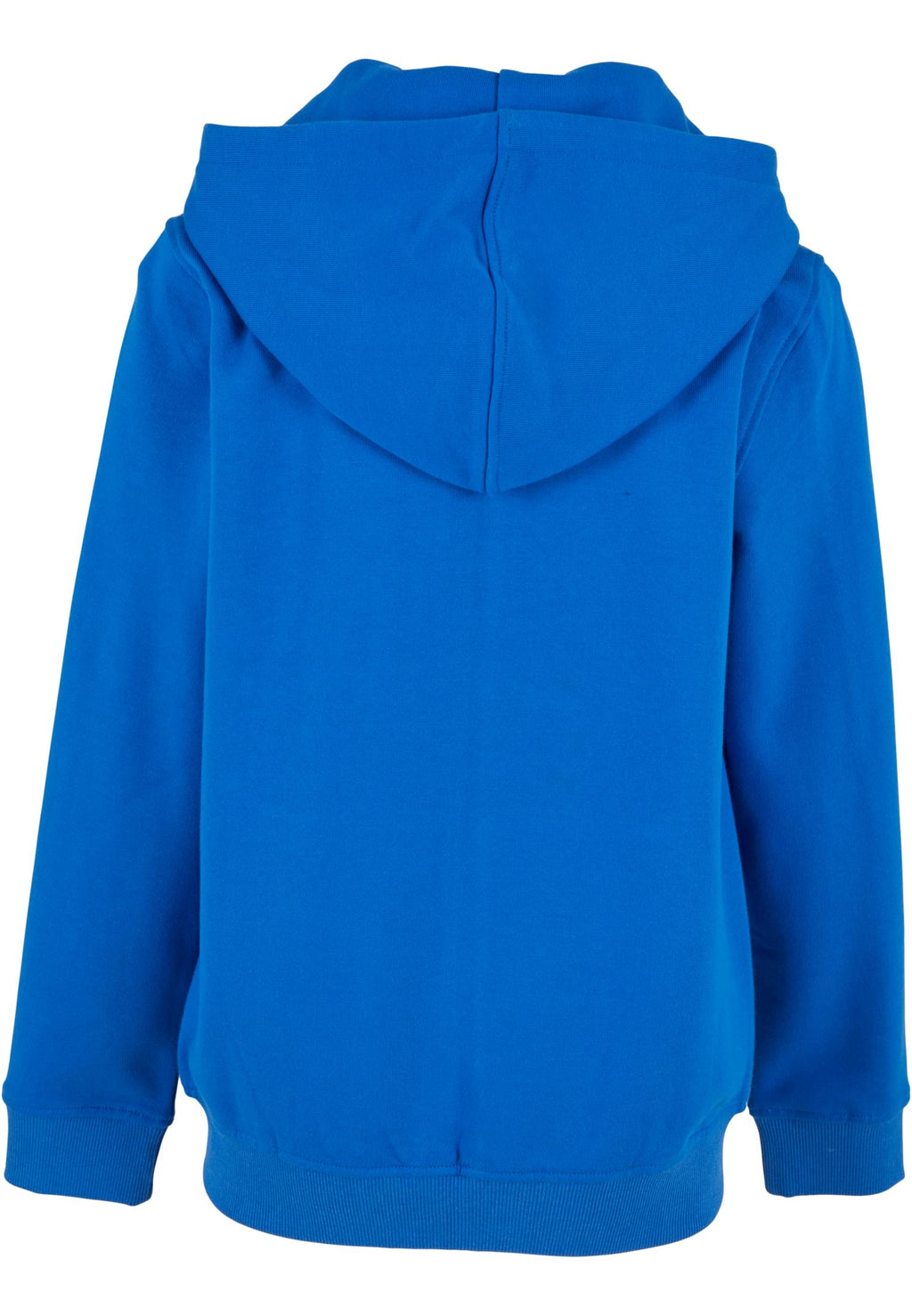 Sweat zippe enfant bio BY188 bleu roi - vue de dos