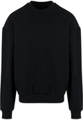 Sweat ultra lourd BY205 noir - vue de face