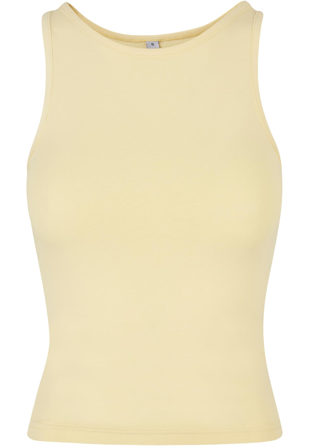 Débardeur femme dos nageur MF208 jaune pâle - vue de face