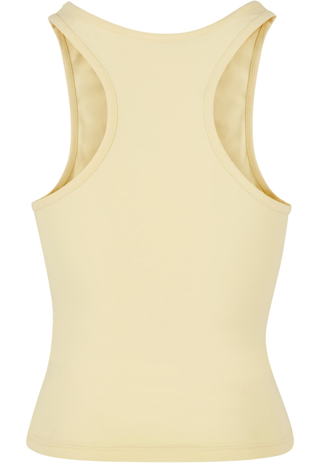 Débardeur femme dos nageur MF208 jaune pâle - vue de dos