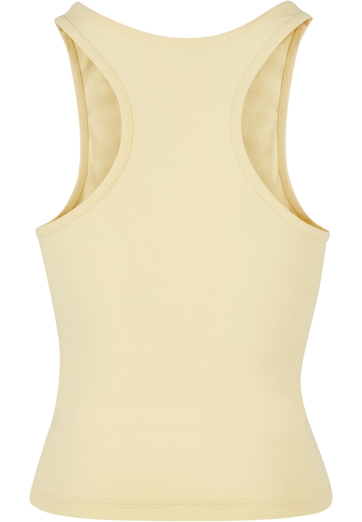 Débardeur femme dos nageur MF208 jaune pâle - vue de dos
