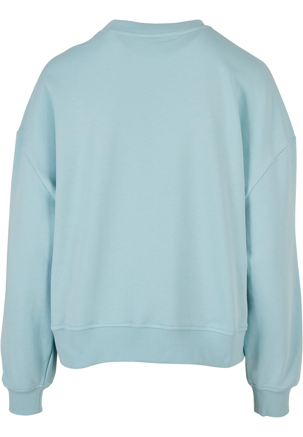 Sweat col rond femme oversize MF212 bleu ciel - vue de dos