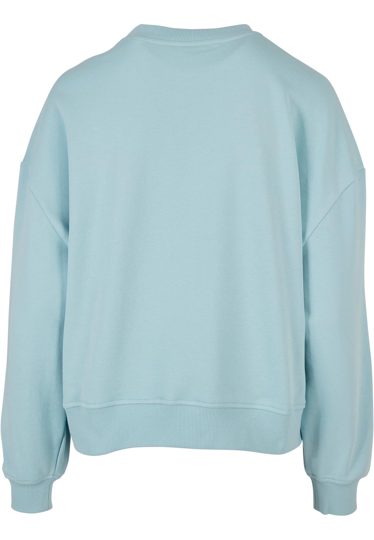 Sweat col rond femme oversize MF212 bleu ciel - vue de dos