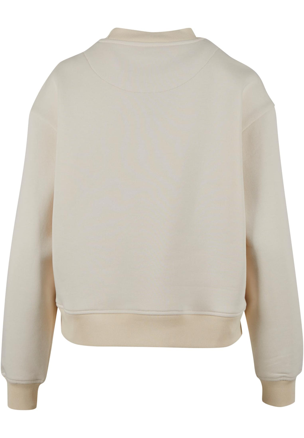 Sweat col rond femme oversize MF212 sable - vue de dos
