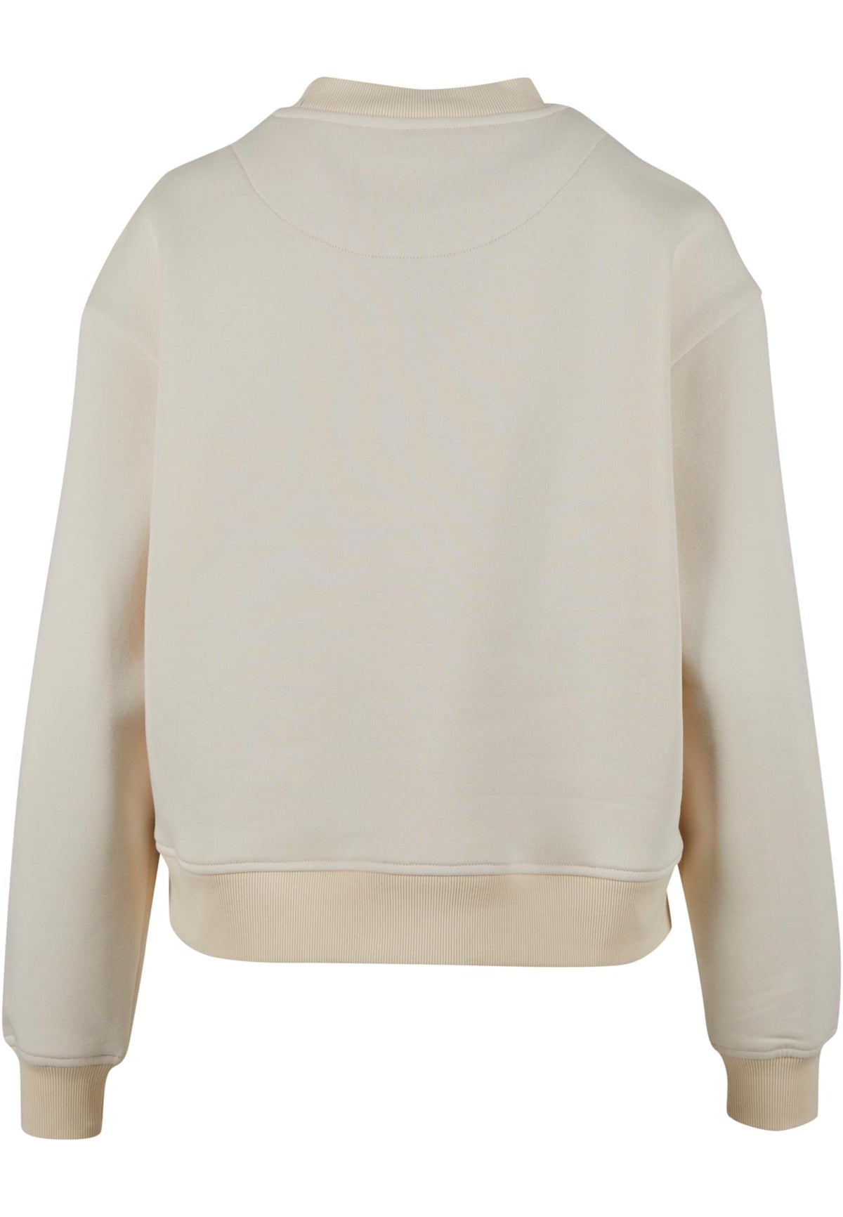 Sweat col rond femme oversize MF212 sable - vue de dos