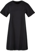 Robe t-shirt femme MF214 noir - vue de face