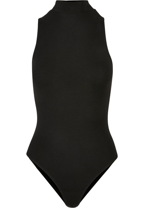 Body femme col roulé MF235 noir - vue de face