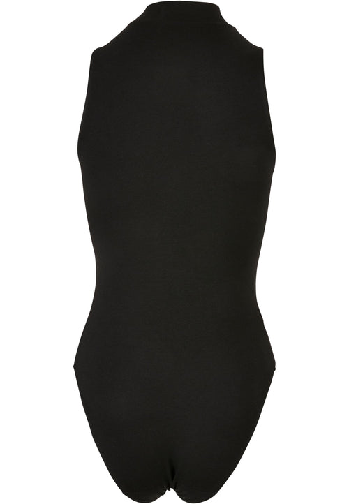 Body femme col roulé MF235 noir - vue de dos