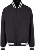 Veste college legere BY259 noir - vue de face