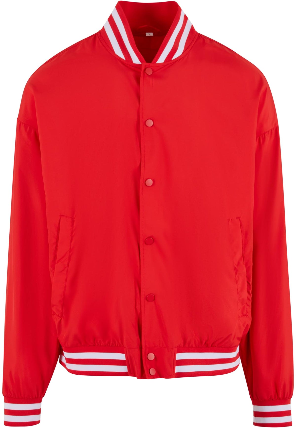 Veste college legere BY259 rouge - vue de face