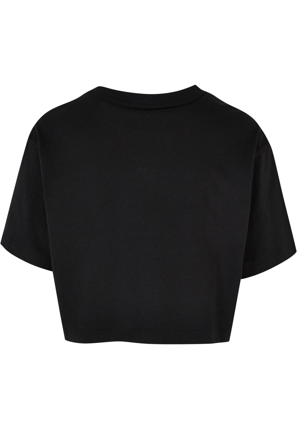 T-shirt femme court oversize MF264 noir - vue de dos
