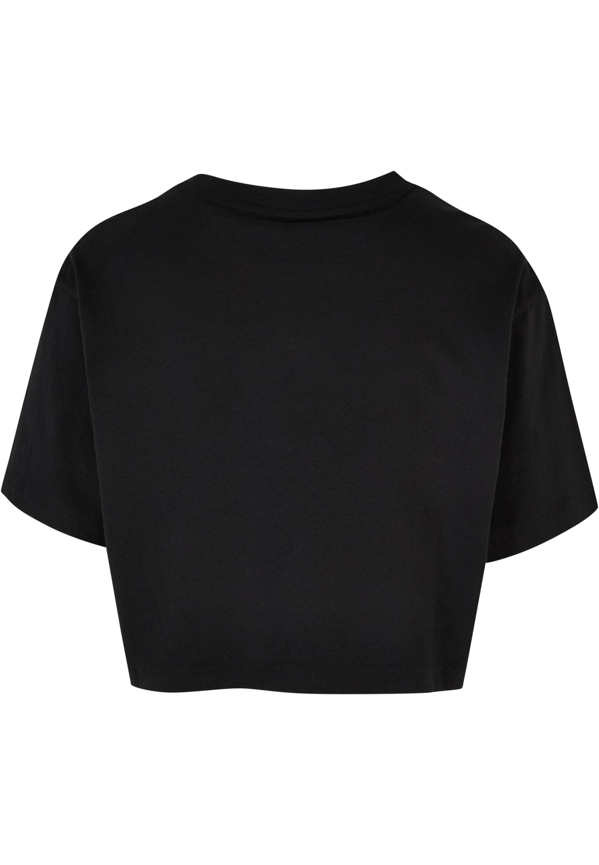 T-shirt femme court oversize MF264 noir - vue de dos
