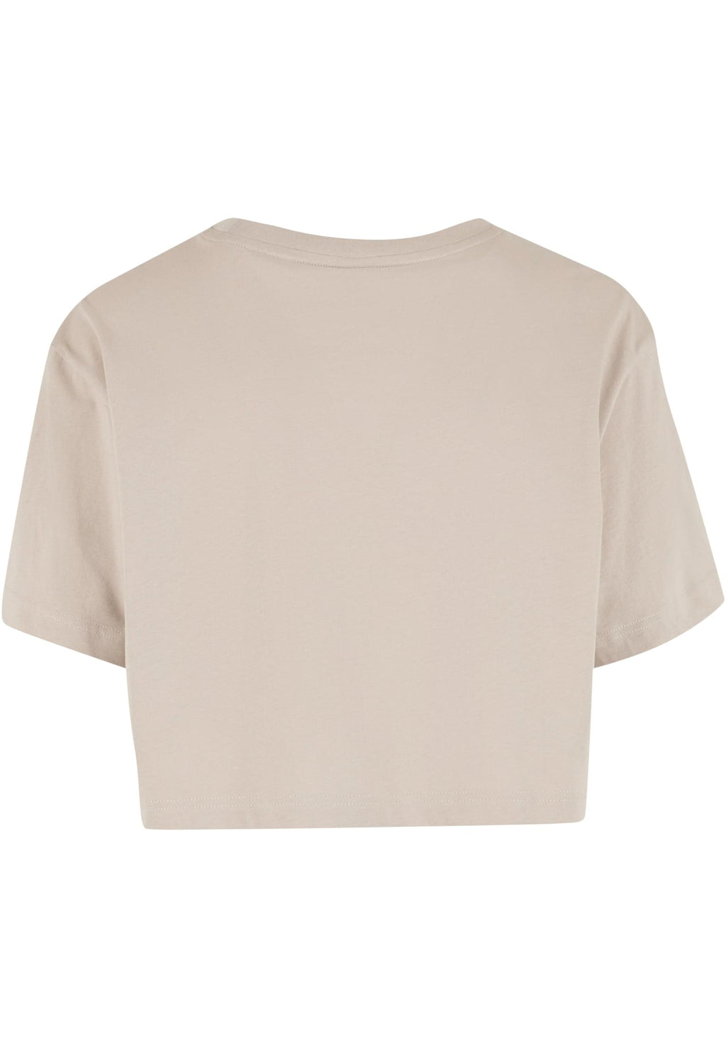 T-shirt femme court oversize MF264 beige taupe - vue de dos