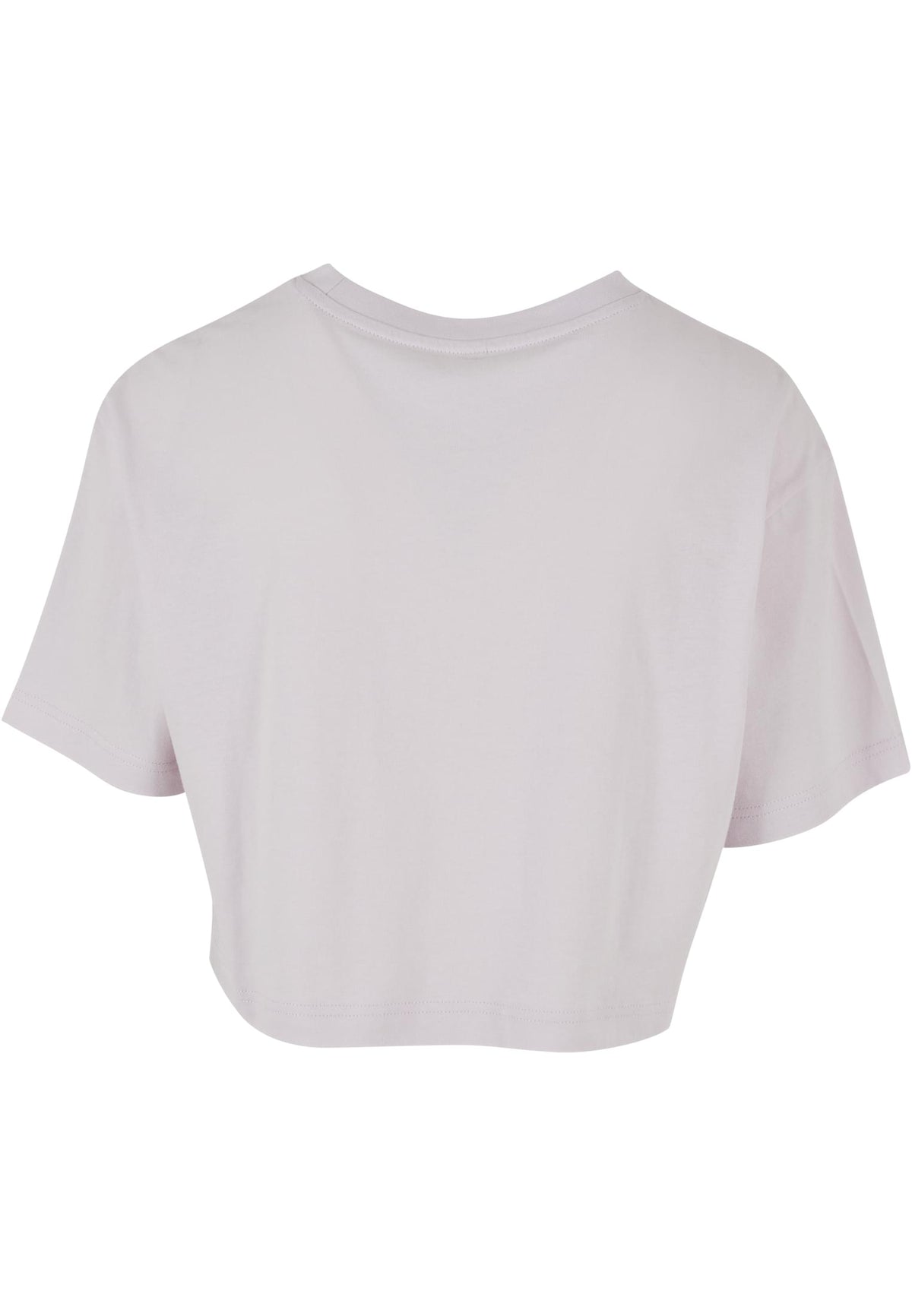 T-shirt femme court oversize MF264 lilas pâle - vue de dos